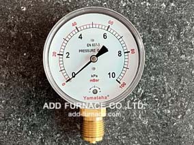 Yamatahaเพรสเชอร์เกจ0ถึง10kPa,0ถึง100mBar,Yamataha Pressure Gauge 0-10kPa(0-100mBar)
