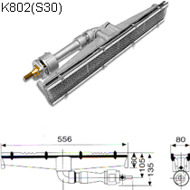 ASIA INFRA-RED.BURNER TYPE.K-802