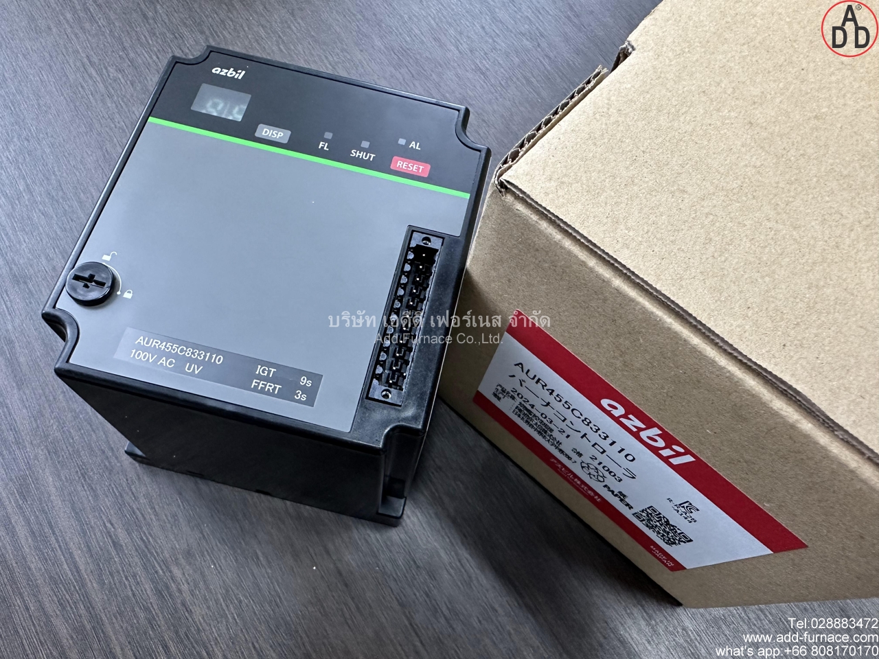 AUR455C833110 | Azbil Dynamic Self-Checking Burner Controller - บริษัท ...
