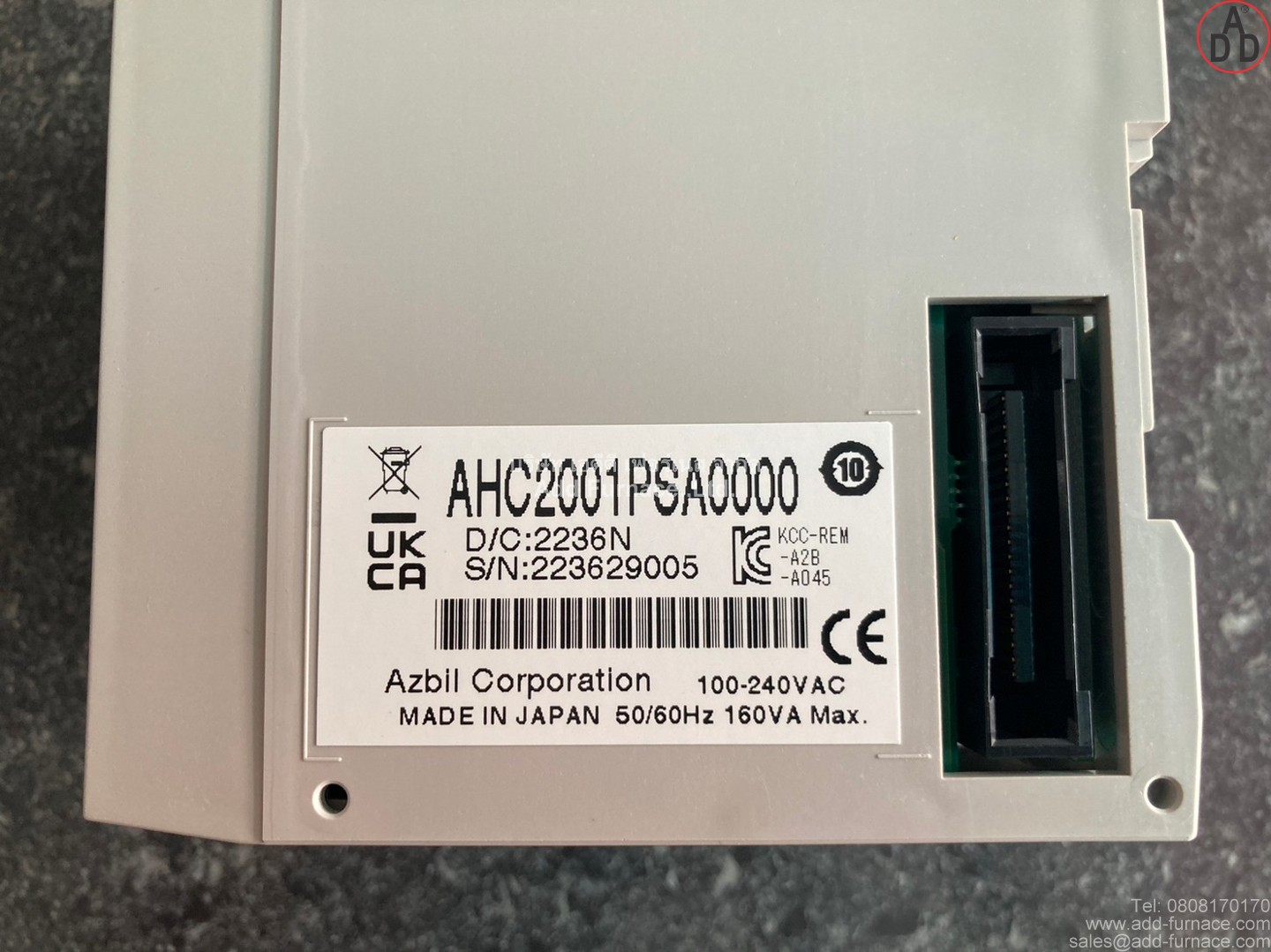 Azbil AHC2001PSA0000 - บริษัท เอดีดี เฟอร์เนส จำกัด