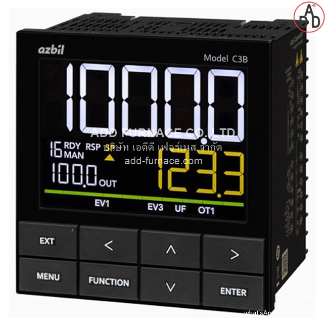 azbil C3B | 96x96mm - บริษัท เอดีดี เฟอร์เนส จำกัด
