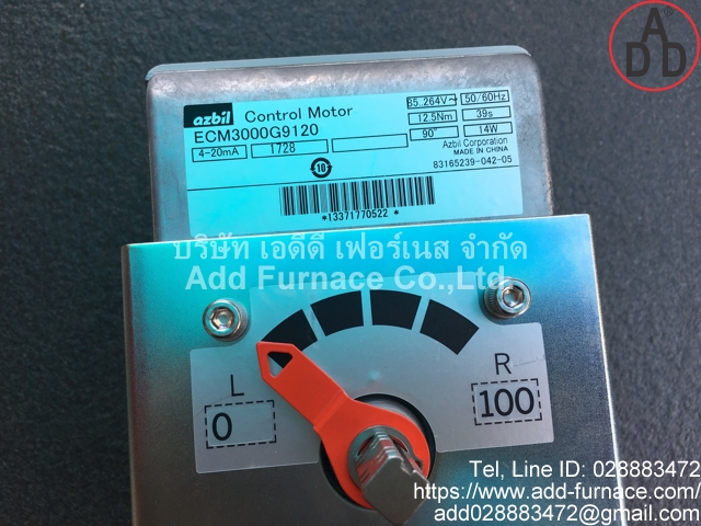 azbil ECM3000F0110 コントロールモーター（コントロールモータ 形 