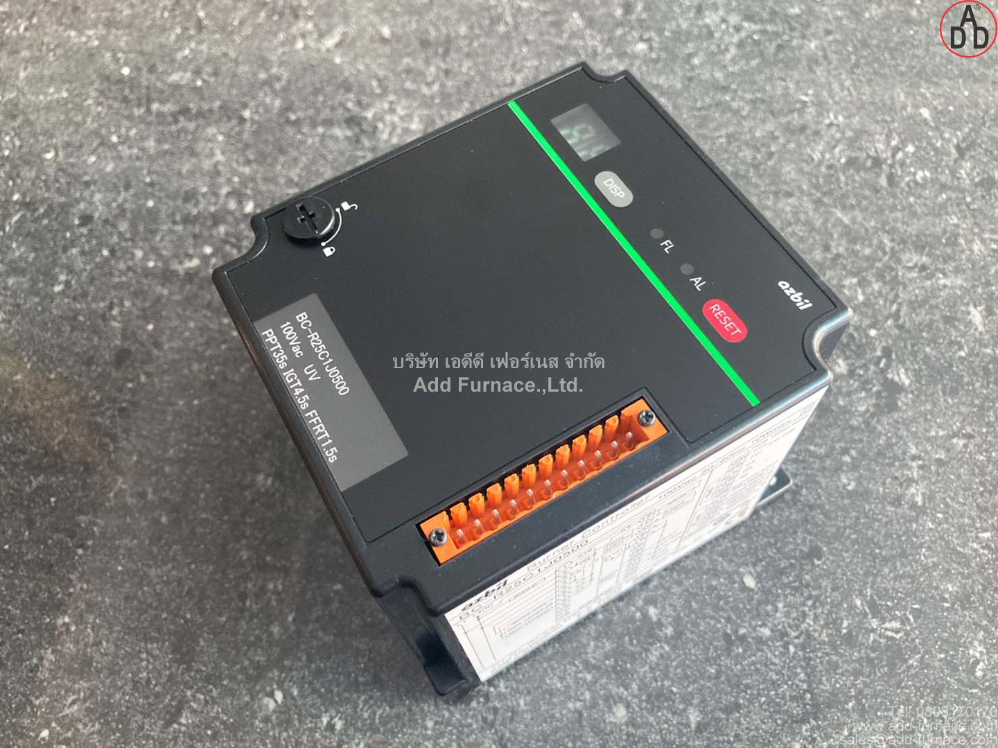 BC-R25C1J0500 | azbil Burner Controller - บริษัท เอดีดี เฟอร์เนส จำกัด