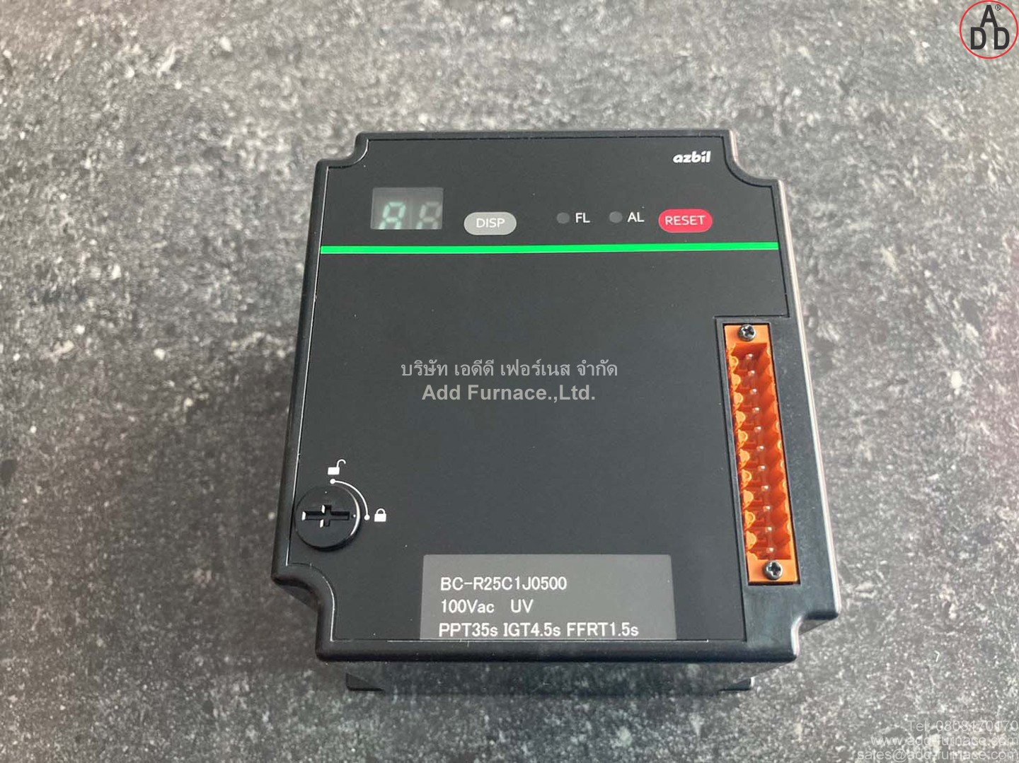 BC-R25C1J0500 | azbil Burner Controller - บริษัท เอดีดี เฟอร์เนส จำกัด