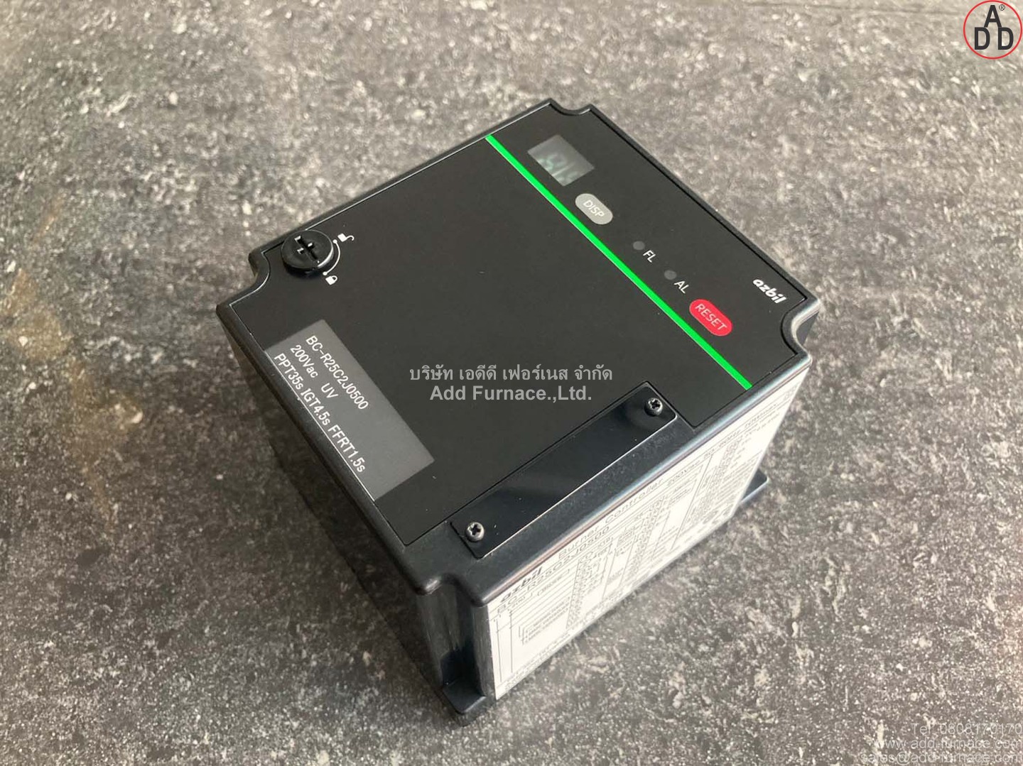 BC-R25C2J0500 | azbil Burner Controller - บริษัท เอดีดี เฟอร์เนส จำกัด