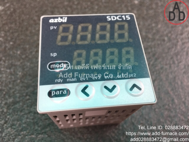 Lot of 5 Yamatake Azbil SDC15 C15TV0RA0200  Temperature Controller Used E6 