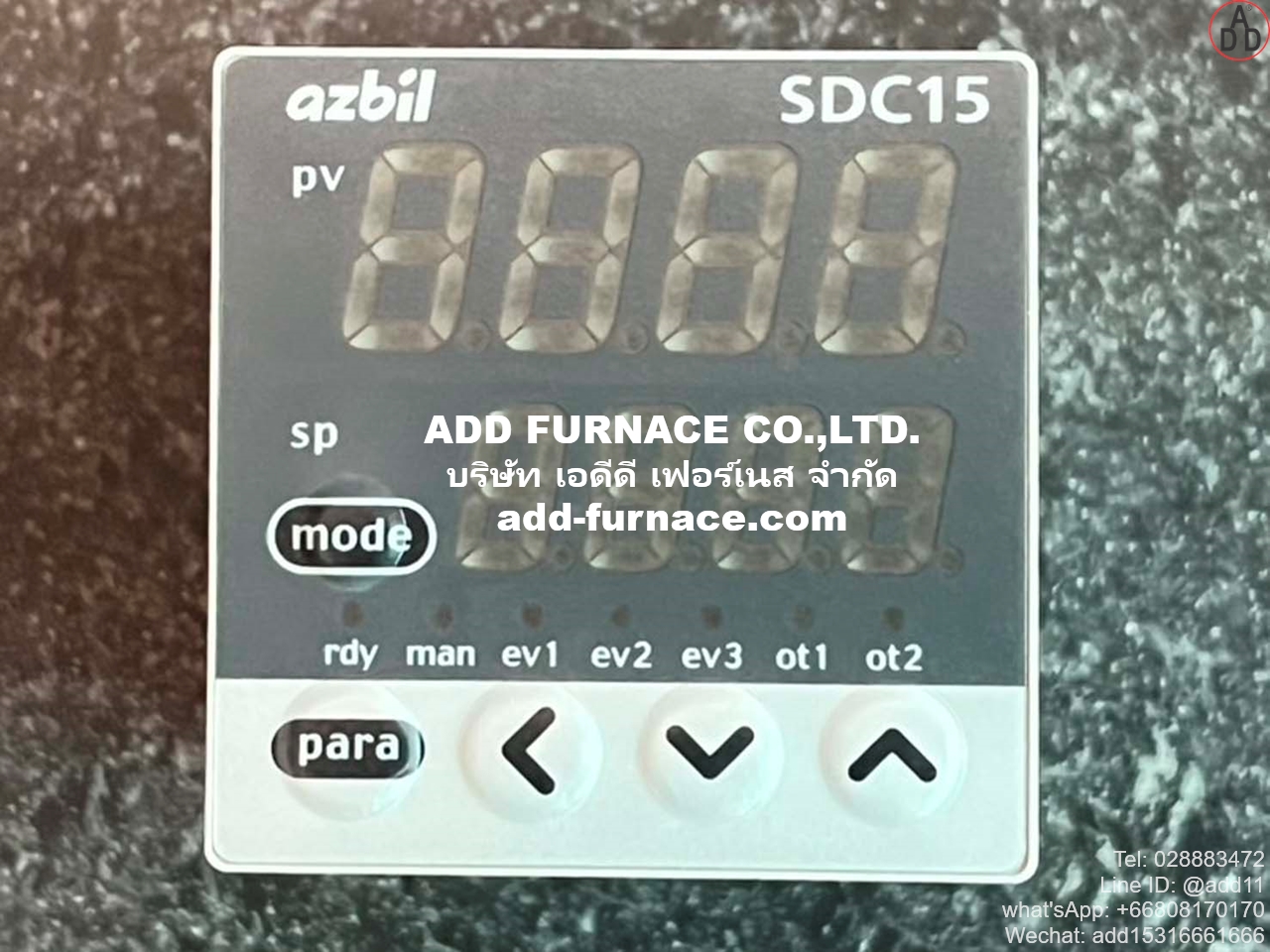 azbil SDC15 | C15TR0TA0100 - บริษัท เอดีดี เฟอร์เนส จำกัด