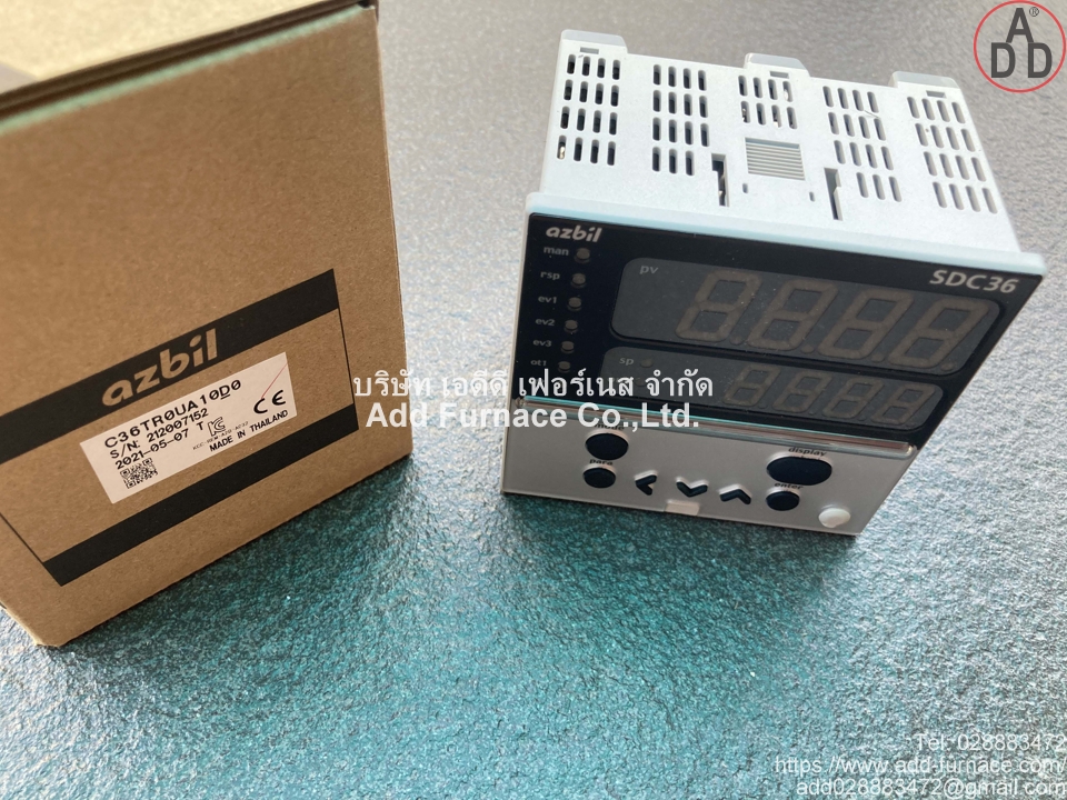 C36TR0UA10D0 | azbil SDC36 - บริษัท เอดีดี เฟอร์เนส จำกัด