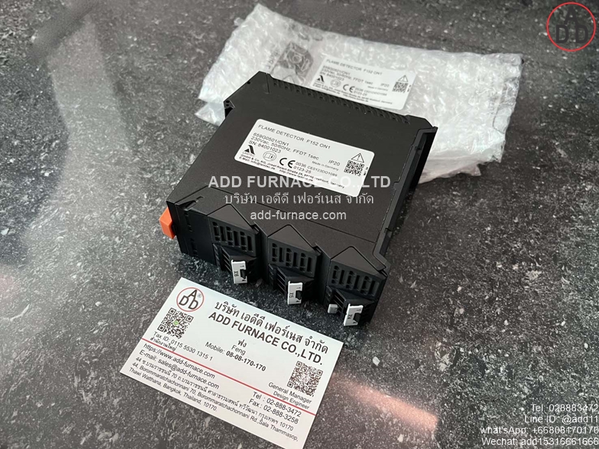 Flame Detector F152 ON1 - บริษัท เอดีดี เฟอร์เนส จำกัด
