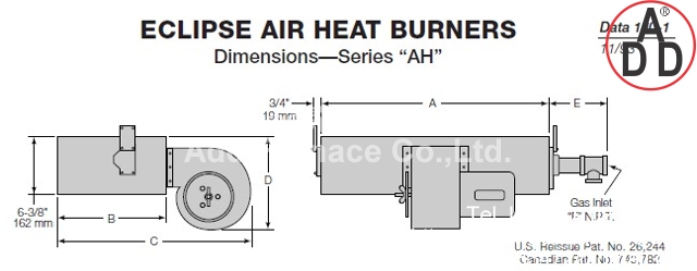 Eclipse Air Heat Burners