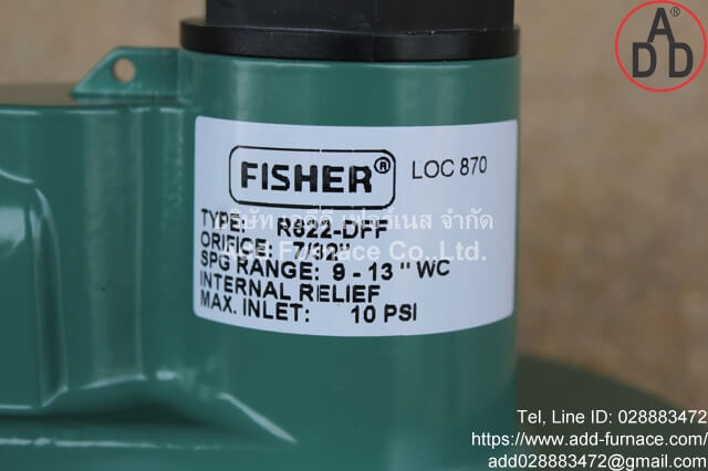Details about   Fisher Second Stage Propane Regulator R622-DFF 3/4 X 3/4 