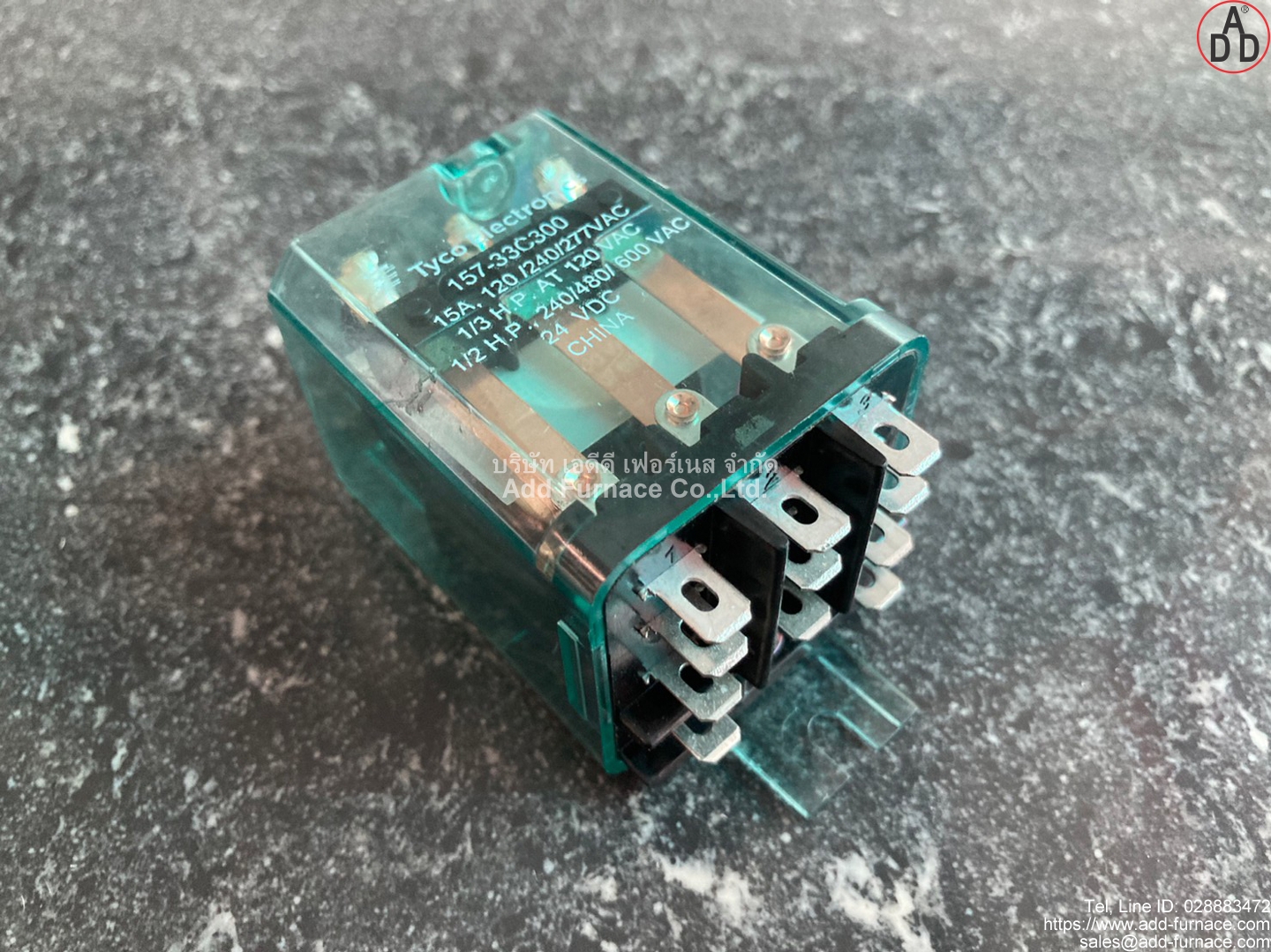 Tyco Electronics 157-33C300 - บริษัท เอดีดี เฟอร์เนส จำกัด