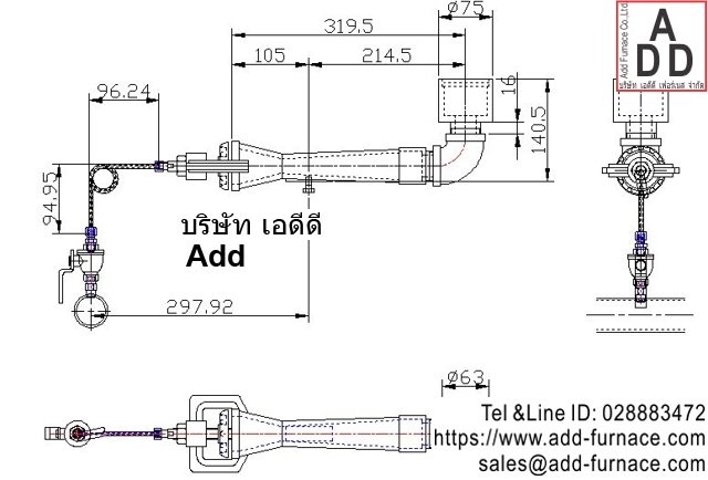 Venjuri burner 3inch