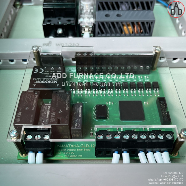 ควบคุมตรวจจับแก๊สรั่ว9จุด(โซลินอยด์วาล์ว)Yamataha-GLD-12 9Point Application With Gas Solenoid Valve(17)