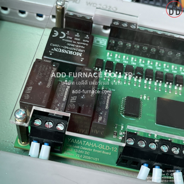 ควบคุมตรวจจับแก๊สรั่ว9จุด(โซลินอยด์วาล์ว)Yamataha-GLD-12 9Point Application With Gas Solenoid Valve(19)