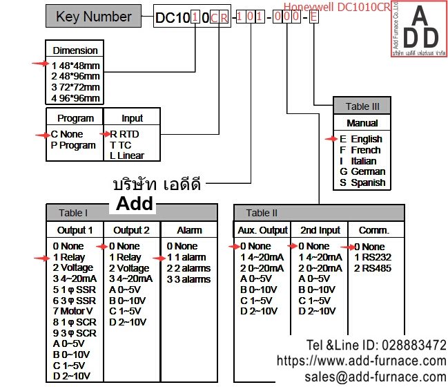 honeywell dc1010cr-101000-e specification 