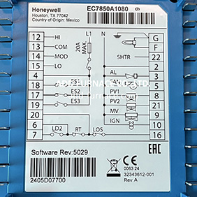 Honeywell EC7850 A 1080 - บริษัท เอดีดี เฟอร์เนส จำกัด