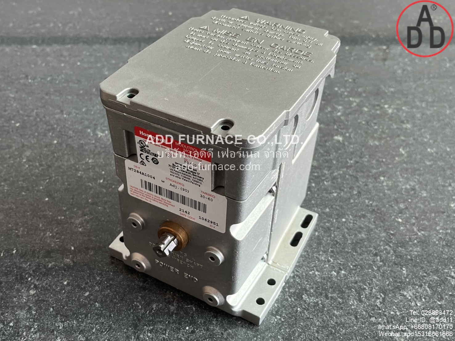 M7284A1004 - Honeywell M7284A1004 - 120V Non-Spring Return Foot Mounted Actuator 150 Lb In - Foto 10