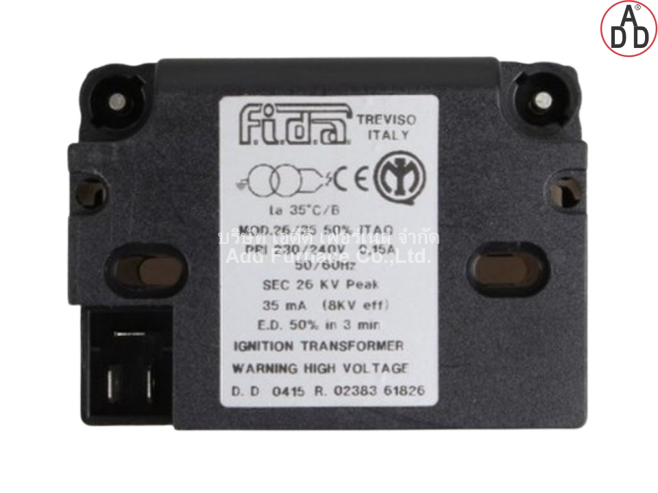 Fida Ignition Transformer MOD.26/35 - Thailand Transformer agent