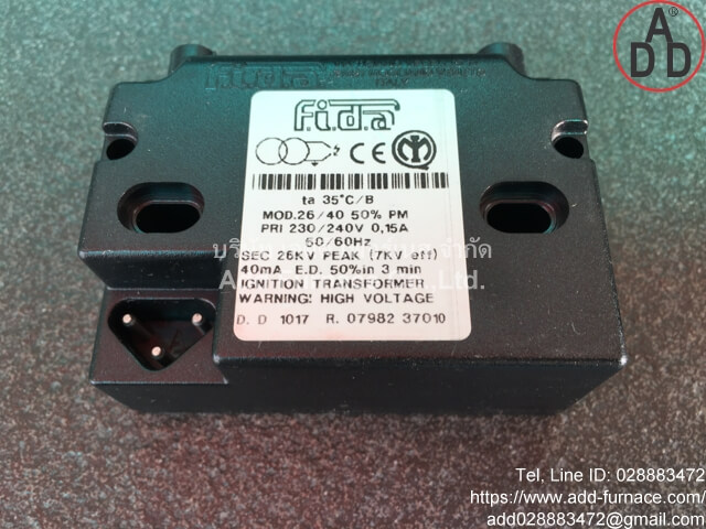F.i.d.a TREVISO ITALY MOD 26/40 - บริษัท เอดีดี เฟอร์เนส จำกัด