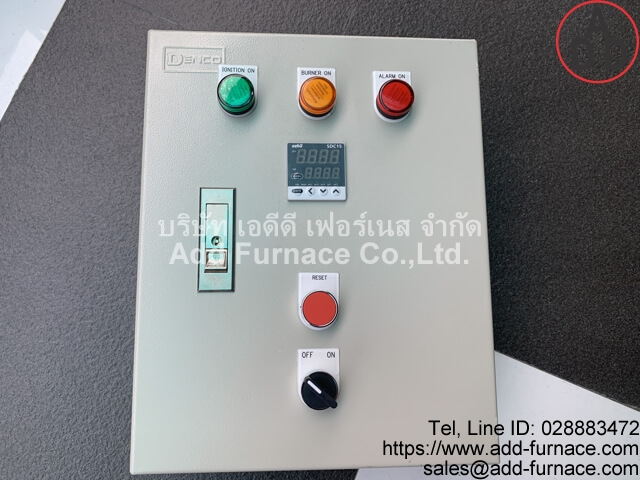 ตู้คอนโทรลควบคุมอุณหภูมิพร้อมระบบจุดไฟอัตโนมัติ แบบ 1จุด - บริษัท เอดี ...