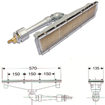 Infrared Burner Type K-1602