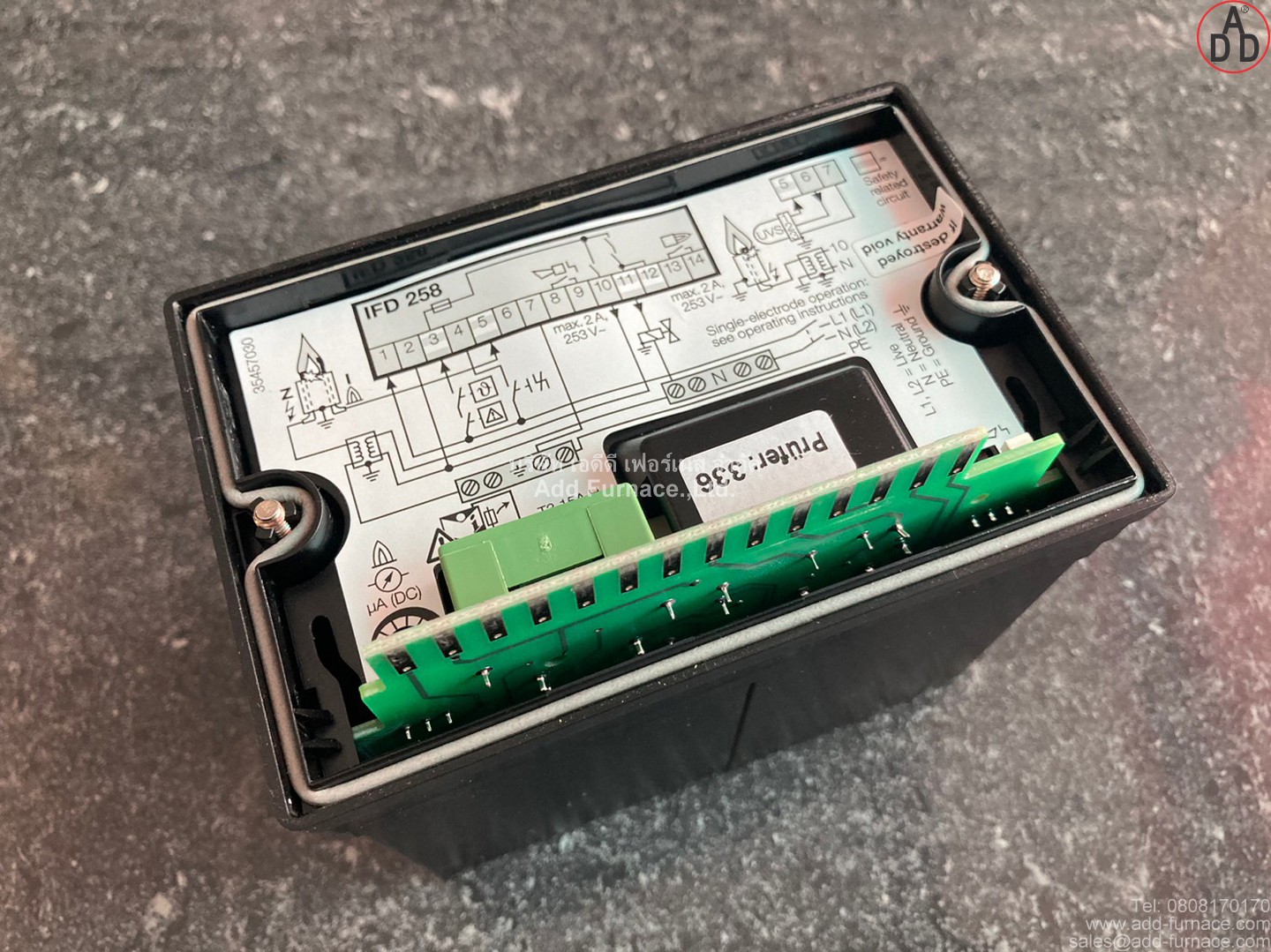 Kromschroder IFD 258-5/1W,burner control - บริษัท เอดีดี เฟอร์เนส จำกัด