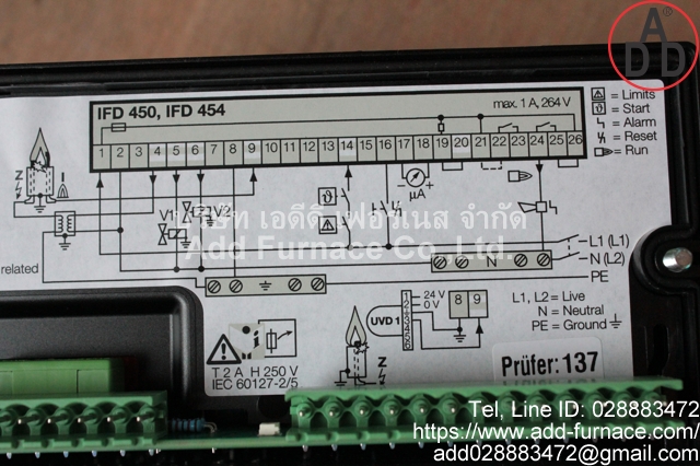 krom schröder IFD 454-5/1/1T Gasfeuerungsautomat 84347120 - Industrie