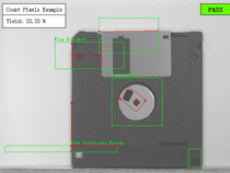 vision check part dimension point