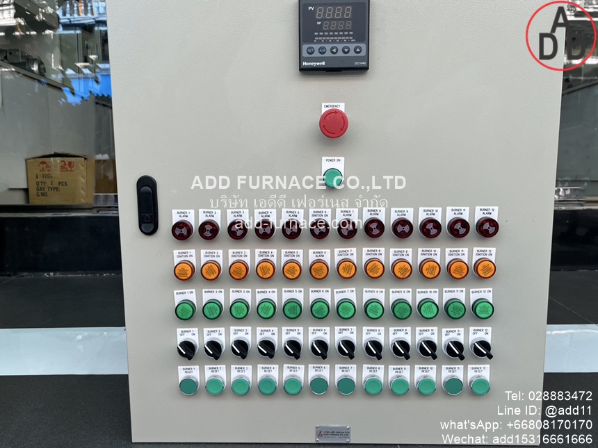 Temperature Control Box 12-Point for Infrared Burners - บริษัท เอดีดี ...