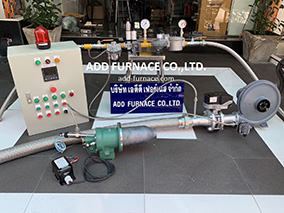 Yamataha TJ series Burner for Heating and Holding Aluminum Crucible