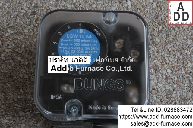 Dungs LGW 10 A4 - Add Furnace Co.,Ltd.