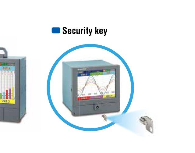 PR20 Touchpanel Paperless Recorder security key