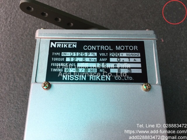 Type CN-0125 PH/L | NRIKEN CONTROL MOTOR CO.,LTD. - บริษัท เอดีดี Control motor CN-0125