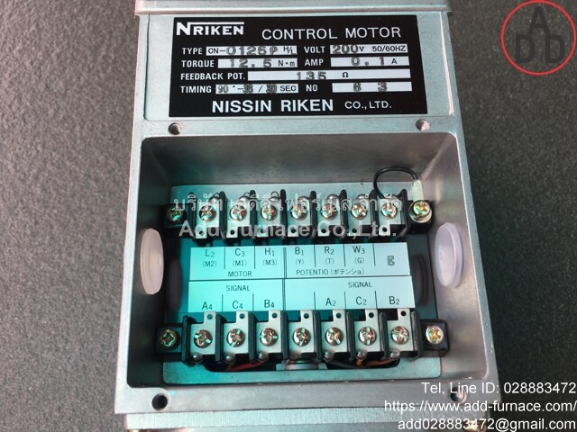 Type CN-0125 PH/L | NRIKEN CONTROL MOTOR CO.,LTD. - บริษัท เอดีดี Control motor CN-0125