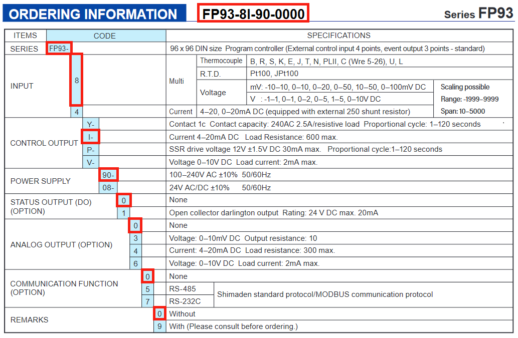 FP93-8I-90-0000