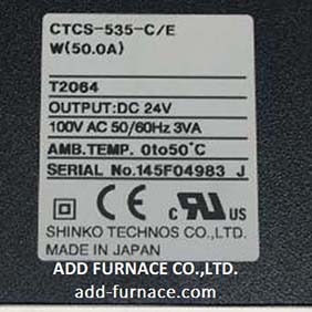 CTCS-535-C/E | Shinko - บริษัท เอดีดี เฟอร์เนส จำกัด