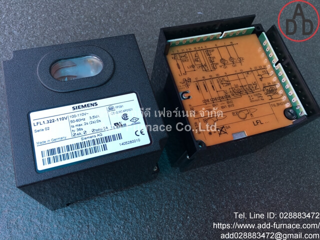 Siemens LFL1.322-110V | LANDIS & GYR LFL1.322 - บริษัท เอดีดี เฟอร์เนส ...